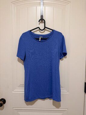 Banana Republic Women's short-sleeve shirt - Cornflower blue - Medium